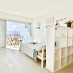 Estudio Frente Al Mar En Roses Con Terraza