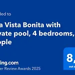 Villa Vista Bonita With Private Pool, 4 Bedrooms, 9 People