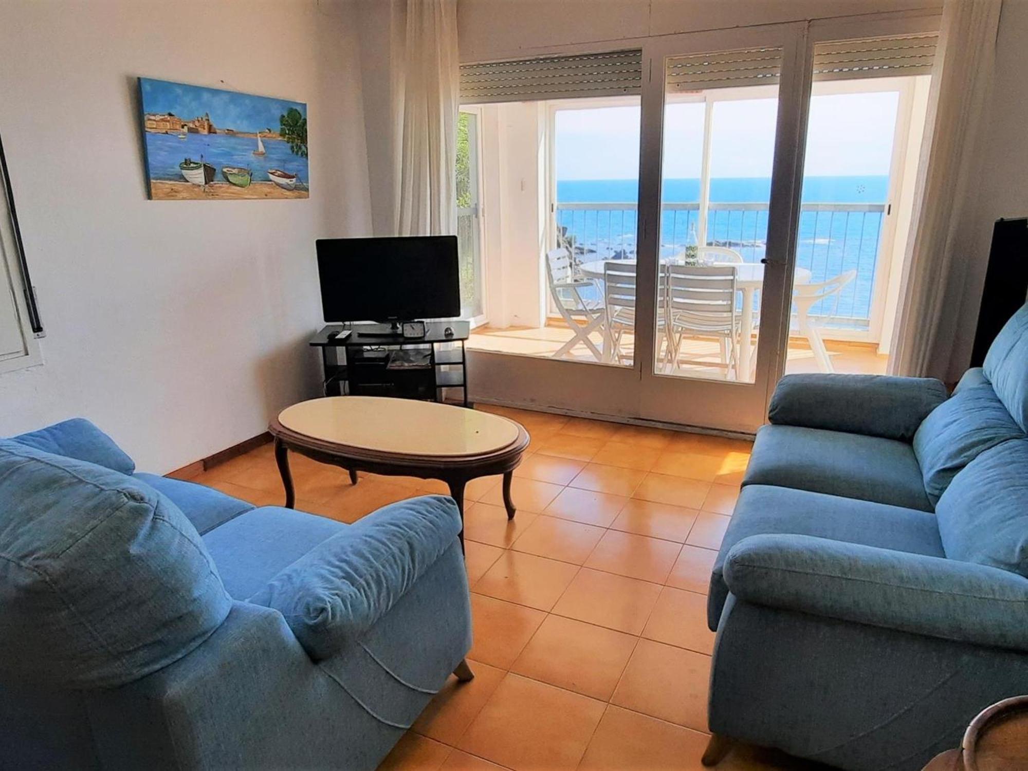 Apartment Amplio En Con Vista Al Mar, Terraza, Aparcamiento Y Animales Permitidos - Es-170-6